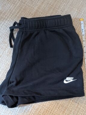 Nike Black Women's Athletic Drawstring Shorts
